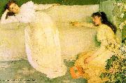 James Mcneill Whistler Symphony in White Sweden oil painting artist